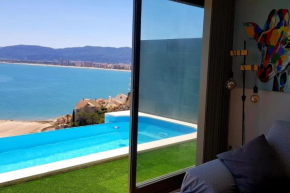 3 bedrooms villa at Faro de Cullera 500 m away from the beach with sea view private pool and enclosed garden